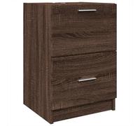 Berkfield Smooth Sink Cabinet Brown Oak 40X37X59 Cm Engineered Wood