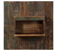 Berkfield Solid Bedside Cabinet Multicolour 50X27X50 Cm Solid Wood Reclaimed