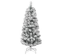 Berkfield Sturdy Artificial Hinged Christmas Tree With Flocked Snow 120 Cm