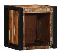 Berkfield Sturdy Bedside Cabinet Multicolour 40X35X40 Cm Solid Wood Reclaimed