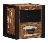 Berkfield Sturdy Bedside Cabinets 2 Pcs Multicolour 40X35X40 Cm Solid Wood Reclaimed