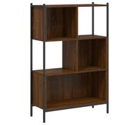 Berkfield Sturdy Bookcase Brown Oak 72X28X109 Cm Engineered Wood