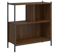 Berkfield Sturdy Bookcase Brown Oak 72X28X77.5 Cm Engineered Wood
