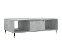 Berkfield Sturdy Coffee Table Concrete Grey 104X60X35 Cm Engineered Wood
