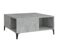 Berkfield Sturdy Coffee Table Concrete Grey 80X80X36.5 Cm Engineered Wood