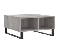 Berkfield Sturdy Coffee Table Grey Sonoma 60X60X30 Cm Engineered Wood