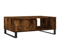 Berkfield Sturdy Coffee Table Smoked Oak 90X60X35 Cm Engineered Wood