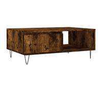 Berkfield Sturdy Coffee Table Smoked Oak 90X60X35 Cm Engineered Wood