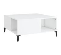 Berkfield Sturdy Coffee Table White 80X80X36.5 Cm Engineered Wood