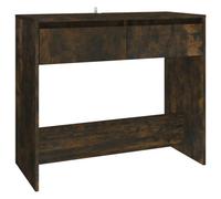 Berkfield Sturdy Console Table Smoked Oak 89X41X76.5 Cm Engineered Wood