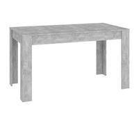 Berkfield Sturdy Dining Table Concrete Grey 140X74.5X76 Cm Engineered Wood