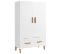 Berkfield Sturdy Highboard White 70X31X115 Cm Engineered Wood