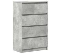 Berkfield Sturdy Sideboard Concrete Grey 60X35X98.5 Cm Engineered Wood
