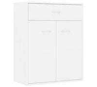 Berkfield Sturdy Sideboard White 60X30X75 Cm Engineered Wood