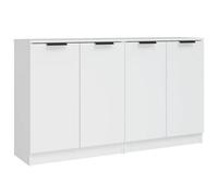 Berkfield Sturdy Sideboards 2 Pcs White 60X30X70 Cm Engineered Wood