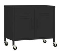 Berkfield Sturdy Storage Cabinet Black 60X35X56 Cm Steel