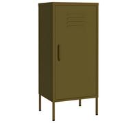 Berkfield Sturdy Storage Cabinet Olive Green 42.5X35X101.5 Cm Steel