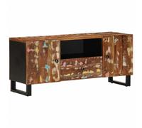 Berkfield Sturdy Tv Cabinet 105X33.5X46 Cm Solid Wood Reclaimed&engineered Wood