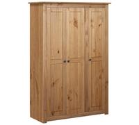 Berkfield Stylish 3-Door Wardrobe 118X50X171.5 Cm Pine Panama Range