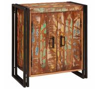 Berkfield Stylish Bedside Cabinet Multicolour Solid Reclaimed Wood