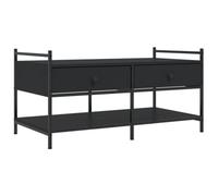 Berkfield Stylish Coffee Table Black 99X50X50 Cm Engineered Wood
