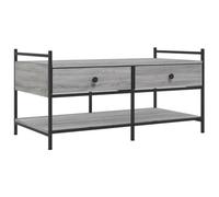 Berkfield Stylish Coffee Table Grey Sonoma 99X50X50 Cm Engineered Wood