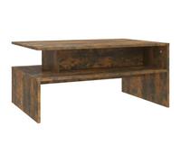 Berkfield Stylish Coffee Table Smoked Oak 90X60X42,5 Cm Engineered Wood