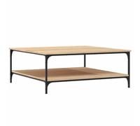 Berkfield Stylish Coffee Table Sonoma Oak 100X100X40 Cm Engineered Wood