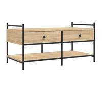 Berkfield Stylish Coffee Table Sonoma Oak 99X50X50 Cm Engineered Wood