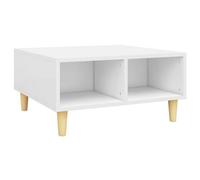 Berkfield Stylish Coffee Table White 60X60X30 Cm Engineered Wood