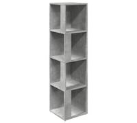 Berkfield Stylish Corner Cabinet Concrete Grey 33X33X132 Cm Engineered Wood