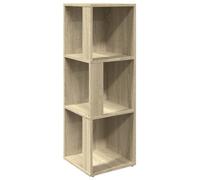 Berkfield Stylish Corner Cabinet Sonoma Oak 33X33X100 Cm Engineered Wood