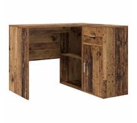 Berkfield Stylish Corner Desk Old Wood 102X88X75 Cm Engineered Wood