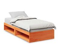 Berkfield Stylish Day Bed Without Mattress Wax Brown 100X200 Cm Solid Wood Pine