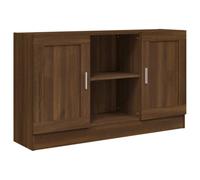 Berkfield Stylish Sideboard Brown Oak 120X30.5X70 Cm Engineered Wood