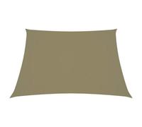 Berkfield Stylish Sunshade Sail Oxford Fabric Trapezium 2/4X3 M Beige
