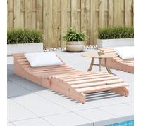 Berkfield Sun Lounger 205X60X31.5 Cm Solid Wood Douglas