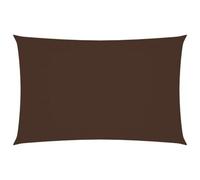 Berkfield Sunshade Sail Oxford Fabric Rectangular 2X5 M Brown
