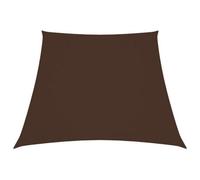Berkfield Sunshade Sail Oxford Fabric Trapezium 2/4X3 M Brown