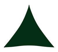 Berkfield Sunshade Sail Oxford Fabric Triangular 3.6X3.6X3.6 M Dark Green