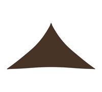 Berkfield Sunshade Sail Oxford Fabric Triangular 5X5X6 M Brown