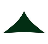 Berkfield Sunshade Sail Oxford Fabric Triangular 5X5X6 M Dark Green