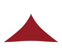 Berkfield Sunshade Sail Oxford Fabric Triangular 5X5X6 M Red