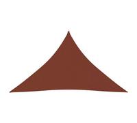 Berkfield Sunshade Sail Oxford Fabric Triangular 5X5X6 M Terracotta