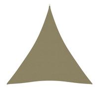 Berkfield Sunshade Sail Oxford Fabric Triangular 5X6X6 M Beige