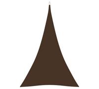 Berkfield Sunshade Sail Oxford Fabric Triangular 5X6X6 M Brown