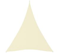 Berkfield Sunshade Sail Oxford Fabric Triangular 5X6X6 M Cream