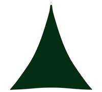 Berkfield Sunshade Sail Oxford Fabric Triangular 5X6X6 M Dark Green