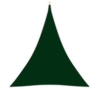 Berkfield Sunshade Sail Oxford Fabric Triangular 5X7X7 M Dark Green