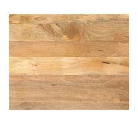 Berkfield Table Top 100X80X3.8 Cm Rectangular Solid Wood Mango